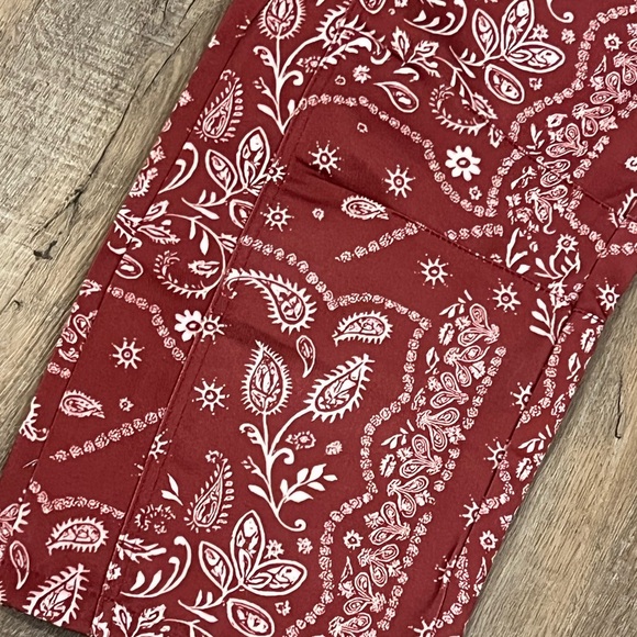 Paisley Wide Leg Pants size large 31x24” - Picture 2 of 6